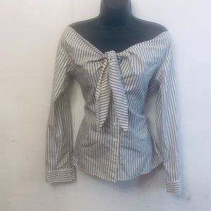 H&M STRIPED TOP SIZE 6